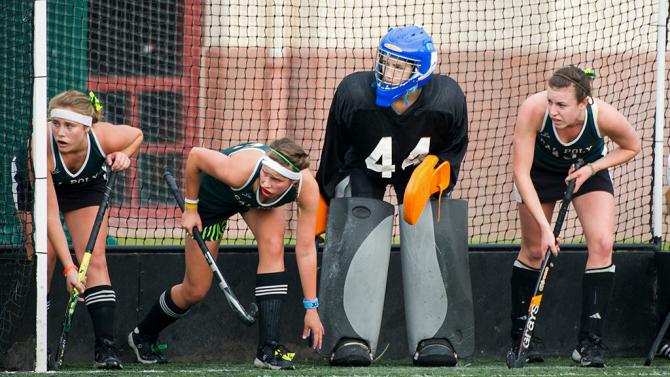 Cal Poly women's field hockey players